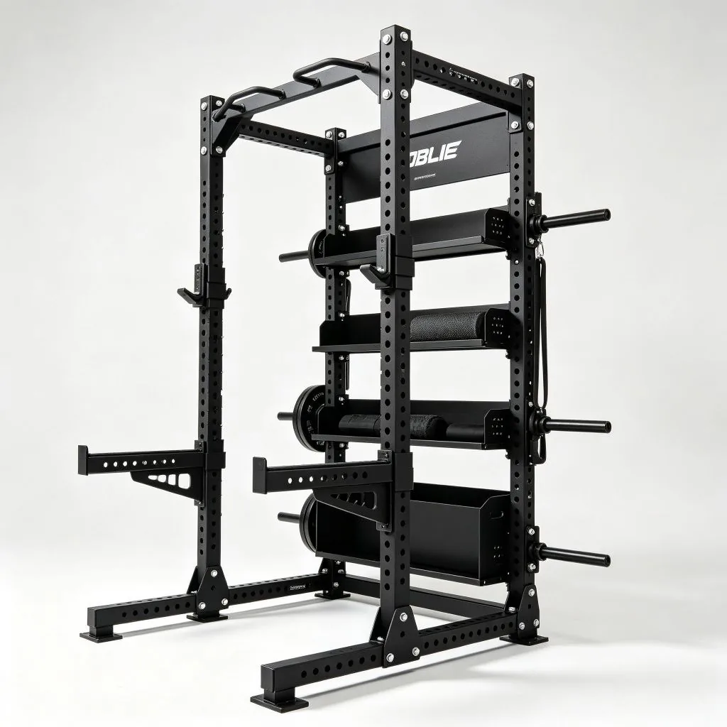 Power Rack with Integrated Storage Rack - image 2