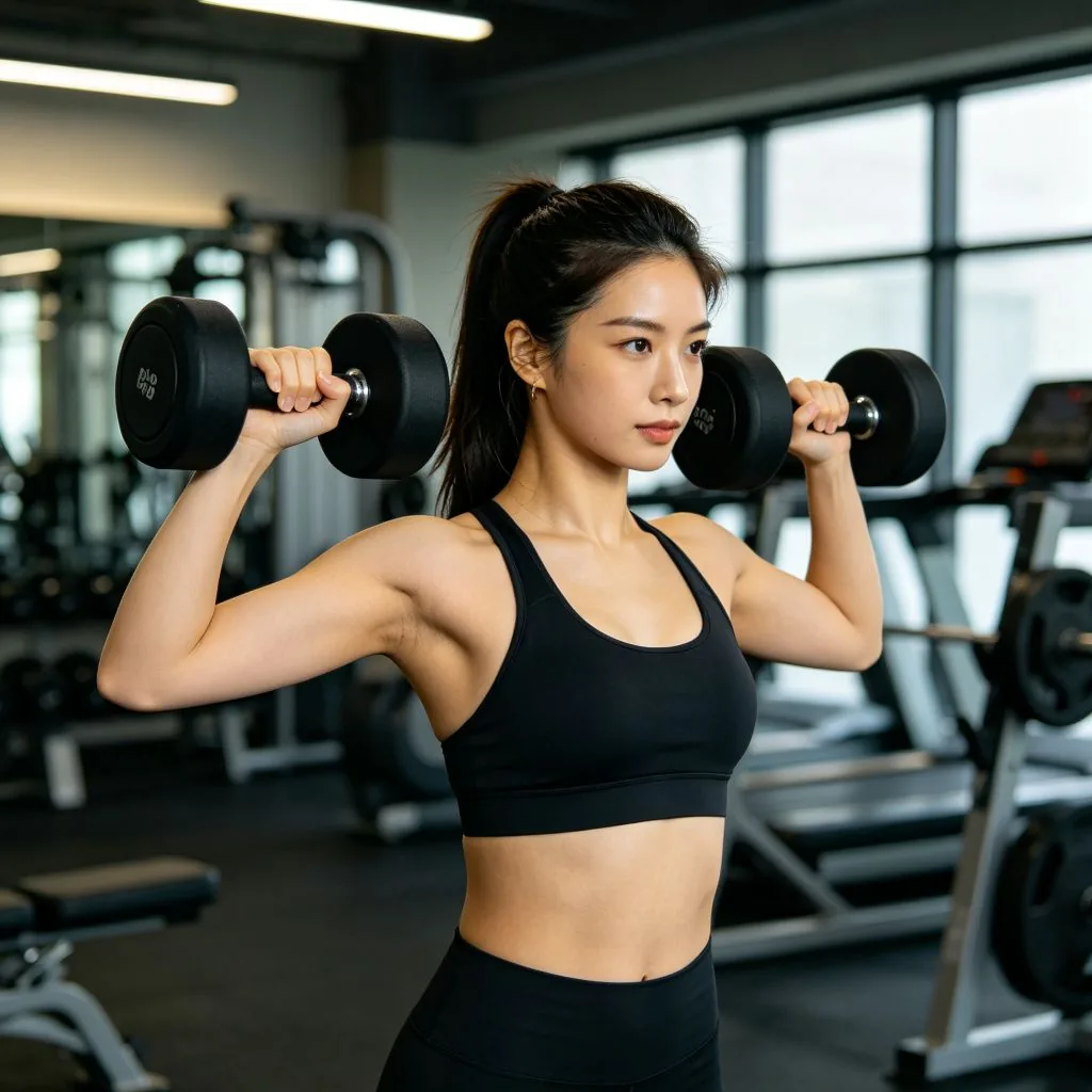 PU Dumbbell Black For Strength Training - image 4
