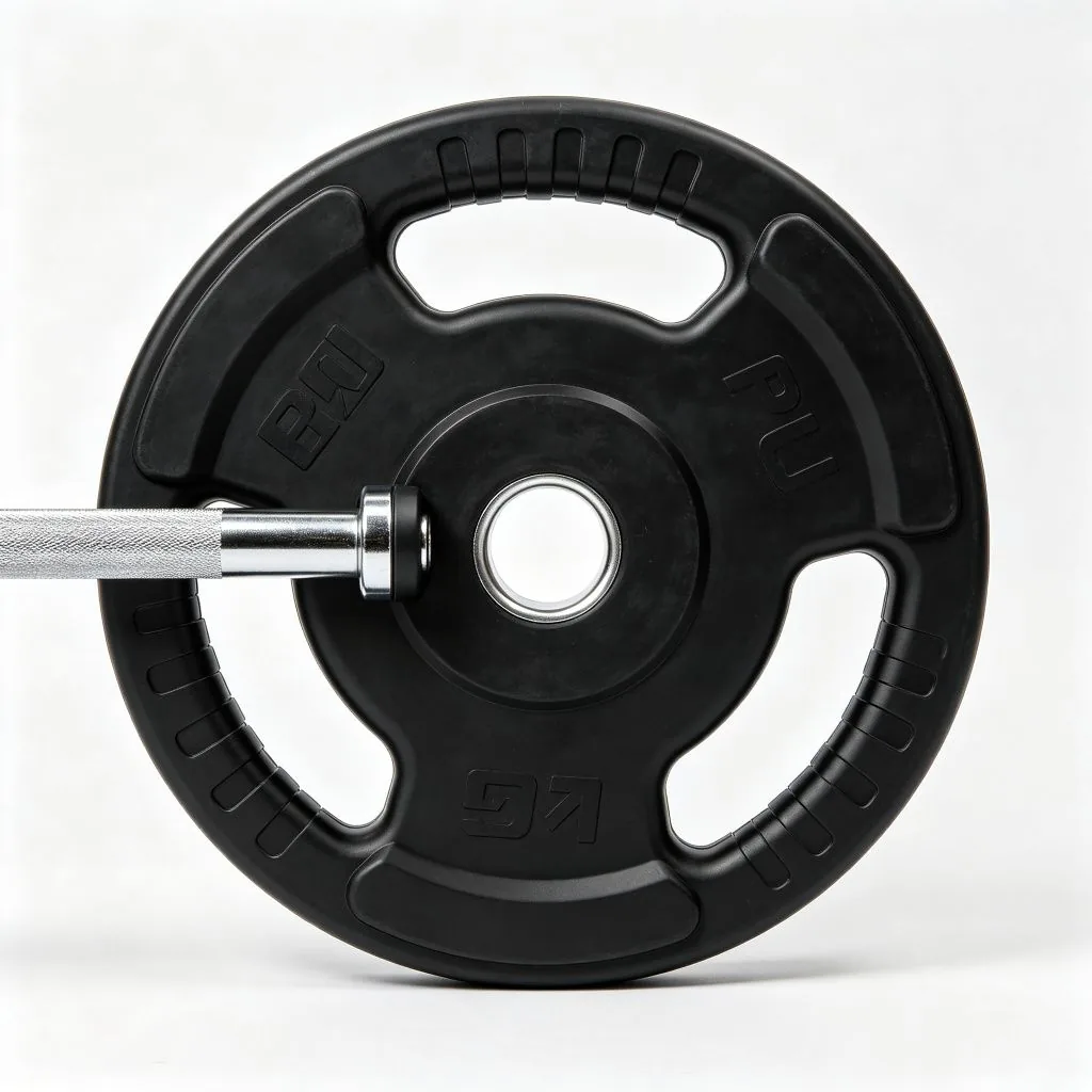 PU / Rubber Plate With Handle - ZEALLSPORT Commercial Gym Equipment