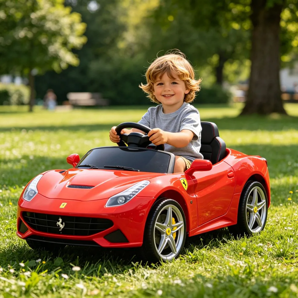 Ferrari Licensed Kids Ride On Car - image 4