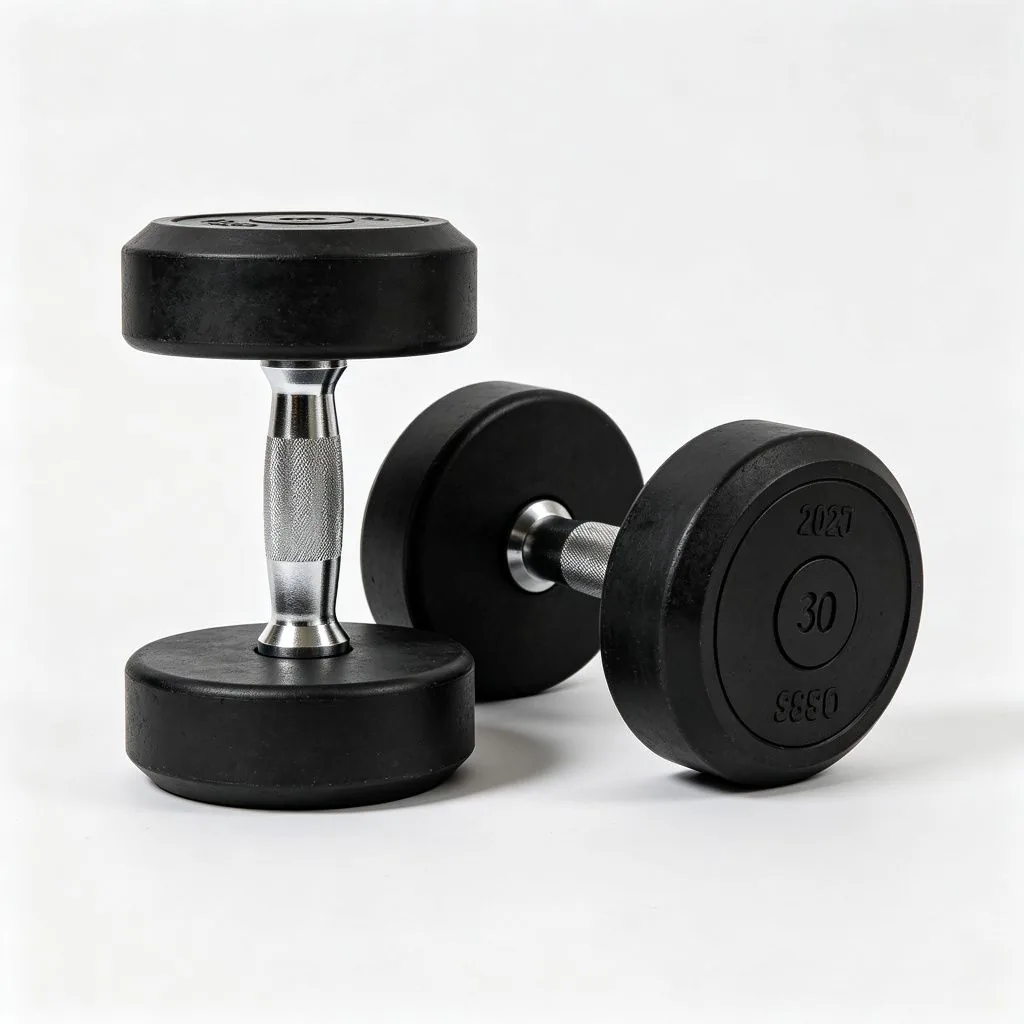 Round Cement Dumbbell - ZEALLSPORT Commercial Gym Equipment