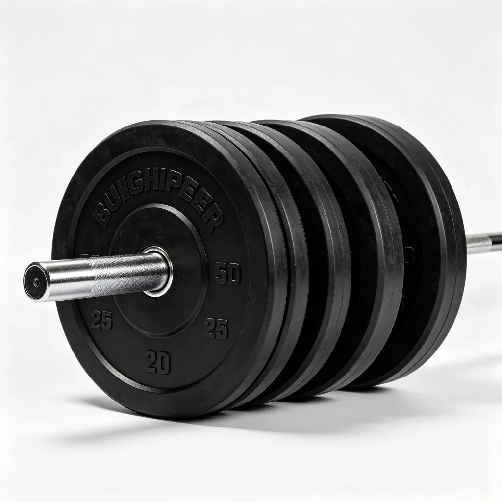High-Quality Rubber Bumper Plates for Gym Lifting - MD1057 - image 2
