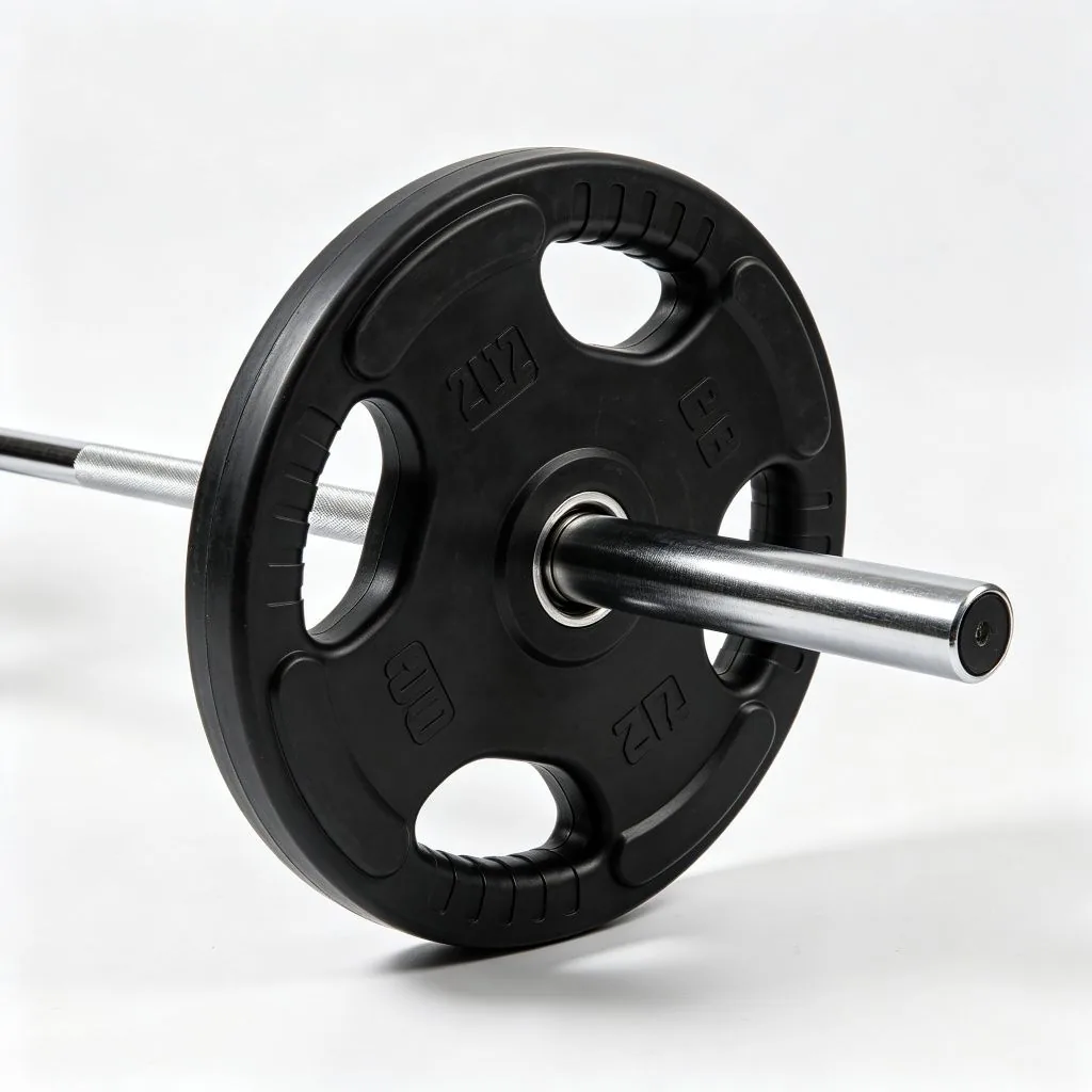 Rubber Coated Olympic Plates (3-grip) - image 2