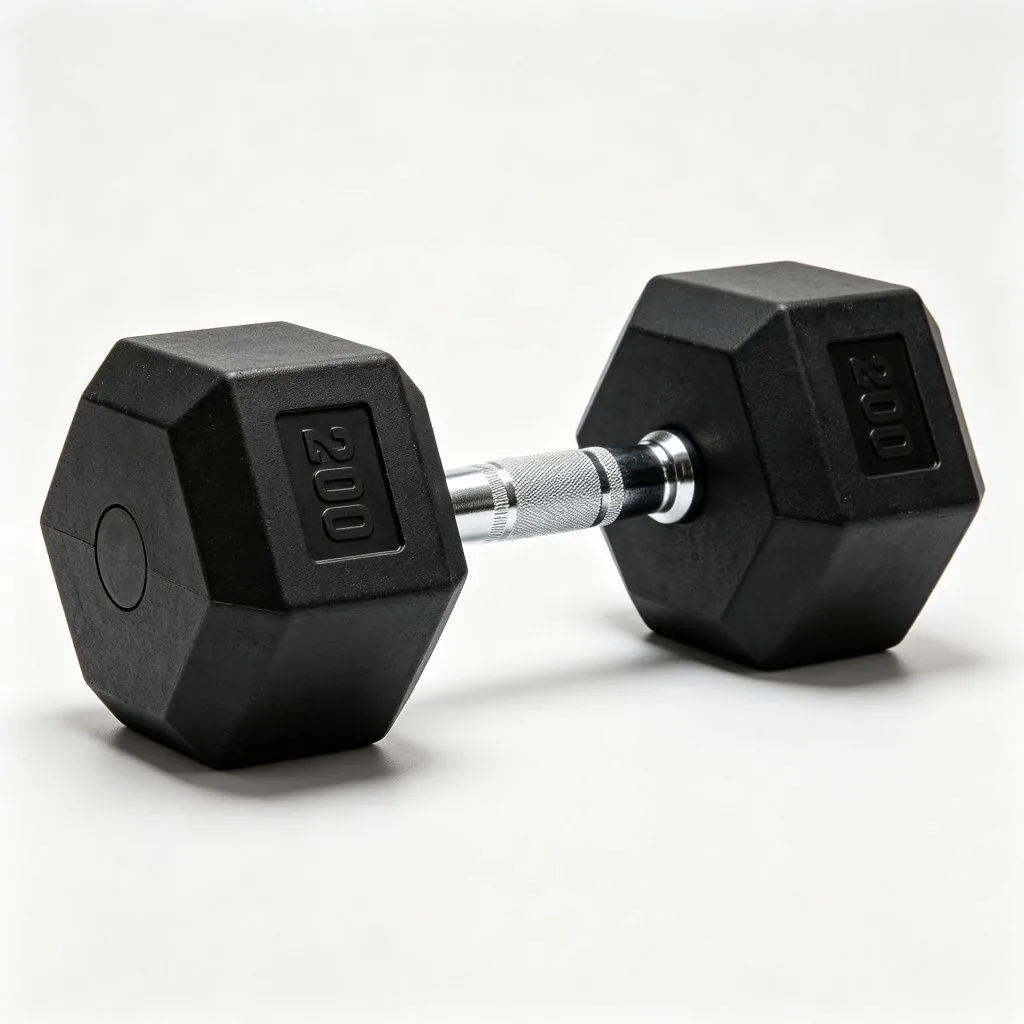 Rubber Dooecagon head Barbell - ZEALLSPORT Commercial Gym Equipment