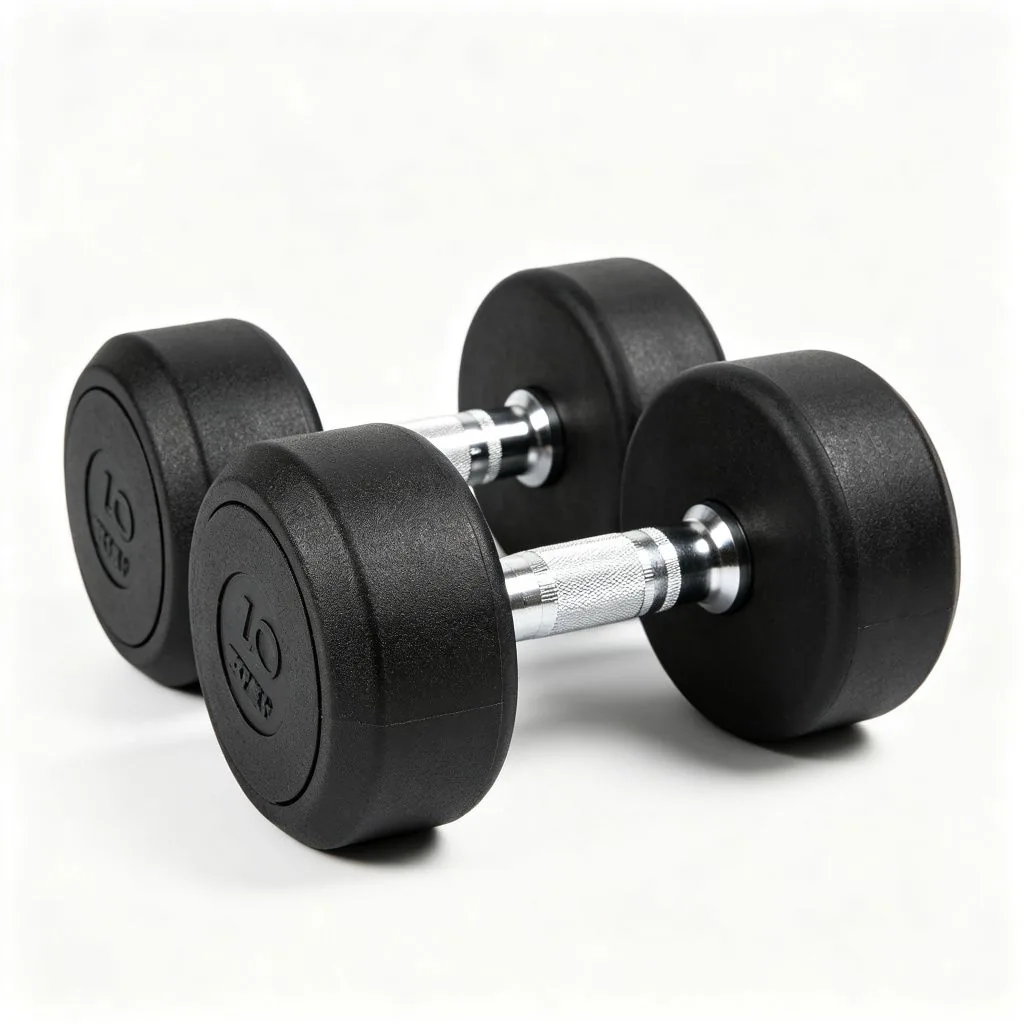 Rubber Dumbbell - ZEALLSPORT Commercial Gym Equipment