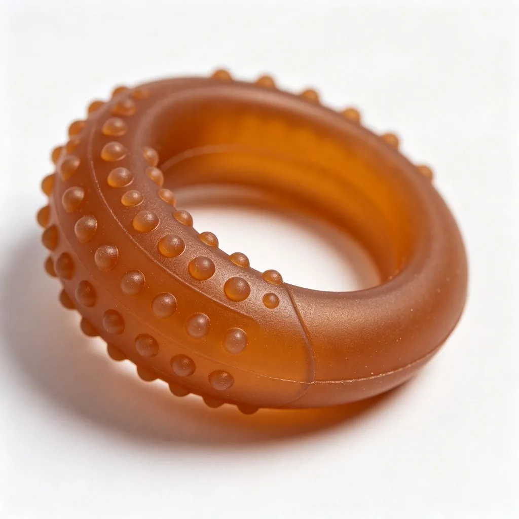 Anti-Slip Textured Silicone Hand Exerciser Ring Massage Point Design for Gym Workout Arthritis Re - image 3