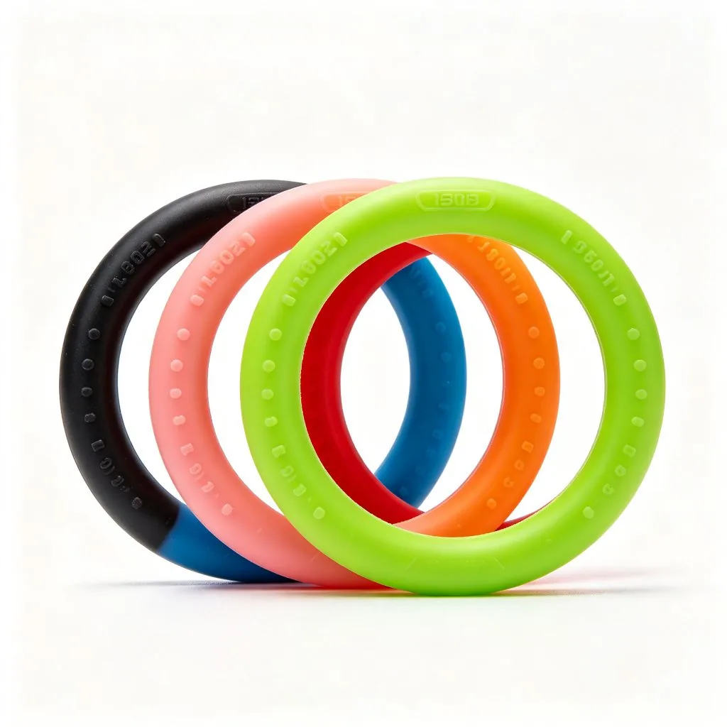 Anti-Slip Textured Silicone Hand Exerciser Ring Massage Point Design for Gym Workout Arthritis Re - ZEALLSPORT Commercial Gym Equipment