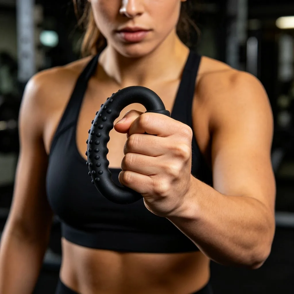Silicone Massage Grip Ring Hand Gripper with Nodules for Finger Strength Training & Hand Rehabili - image 4