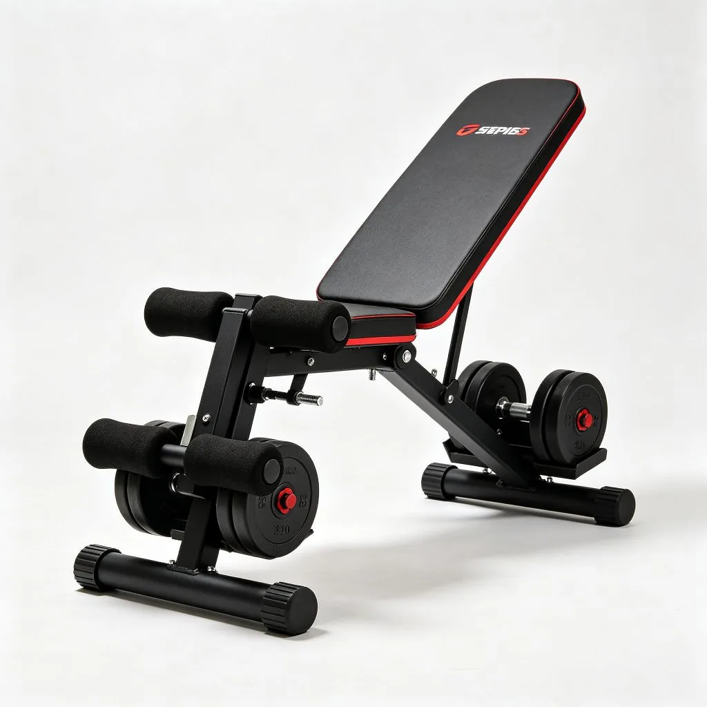 Sit Up Bench With Dumbbell Holder - ZEALLSPORT Commercial Gym Equipment