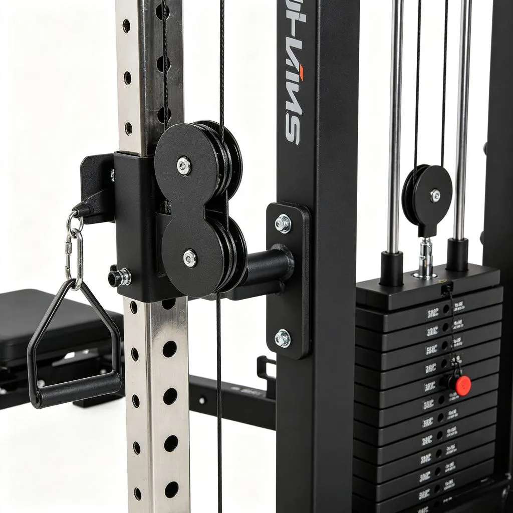 Smith Machine with Integrated Cable Crossover - image 3
