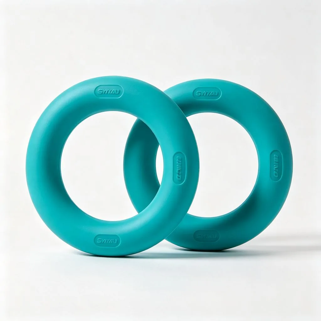 Factory Supply Soft Silicone Circular Yoga Weight Rings Home Workout Arm Leg Exercise Weights - ZEALLSPORT Commercial Gym Equipment