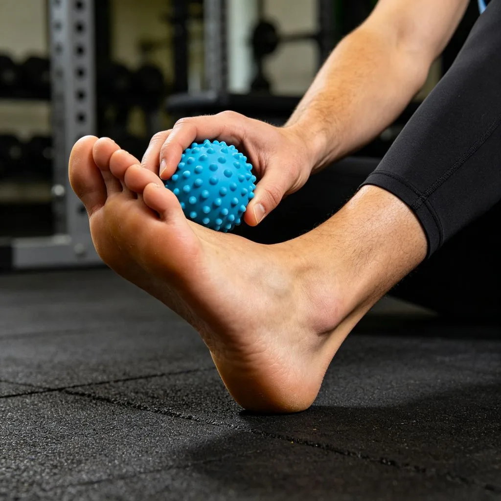 Solid Rubber Fascia Massage Ball Deep Tissue Trigger Point Ball for Back Neck Foot Muscle Relief - image 4