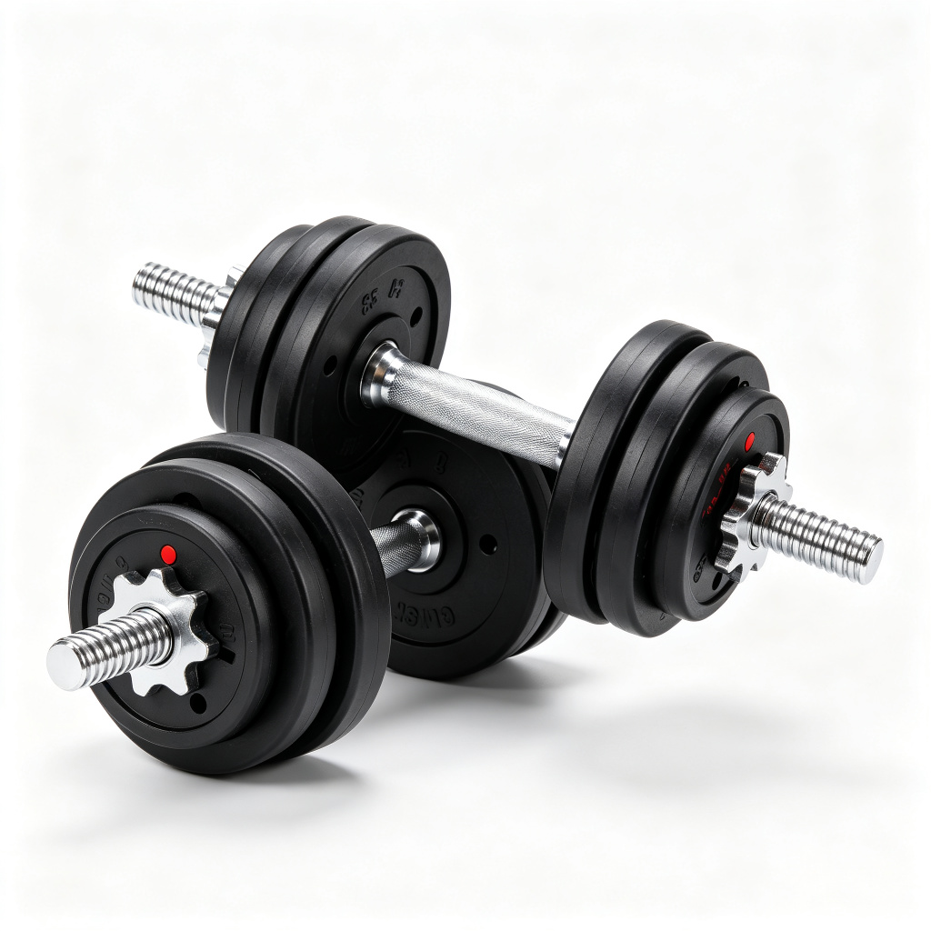 Spin-Lock Adjustable Dumbbell Set