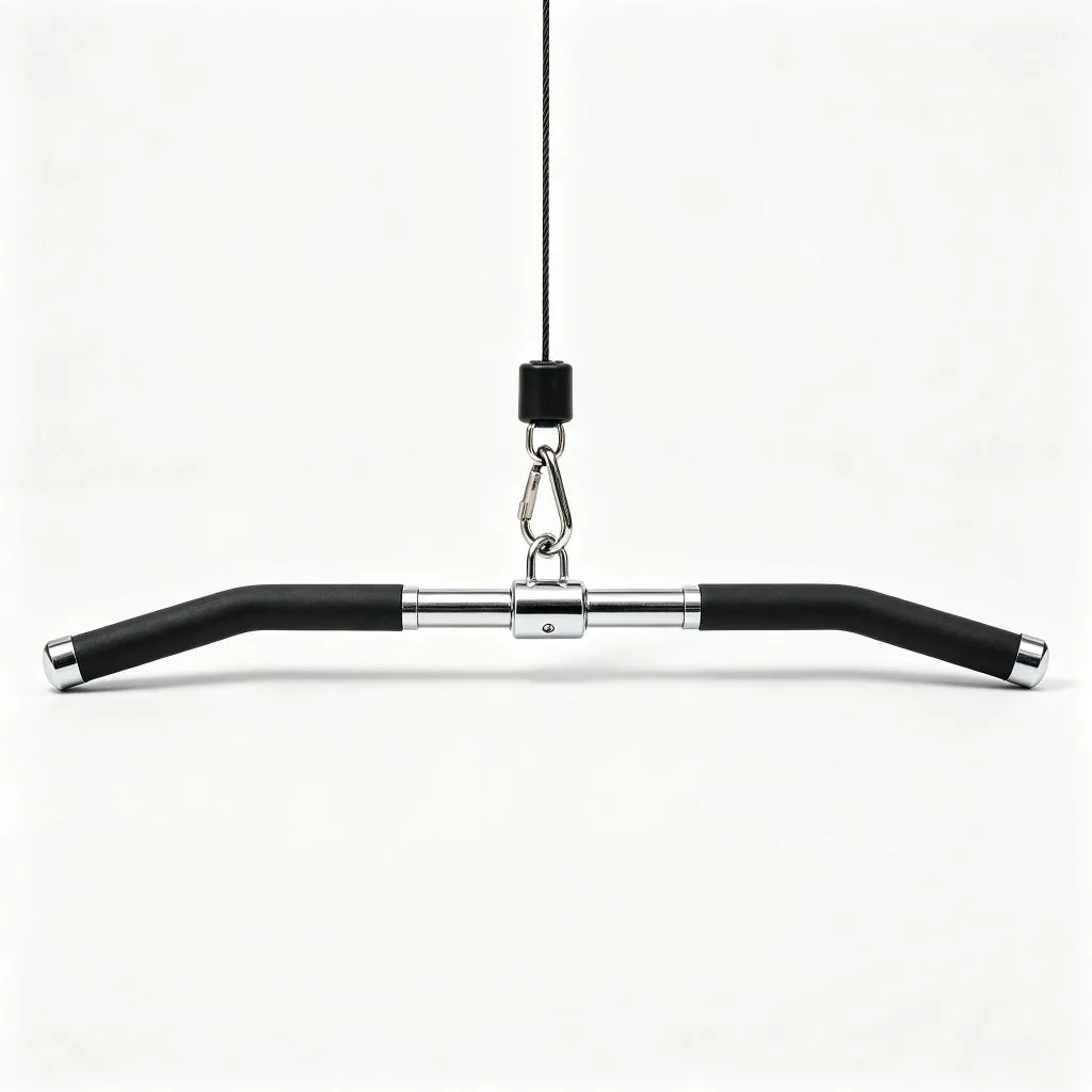 MD5134 Tricep Press Down Bar for Cable Machines | Gym Strength Training Handle - ZEALLSPORT Commercial Gym Equipment