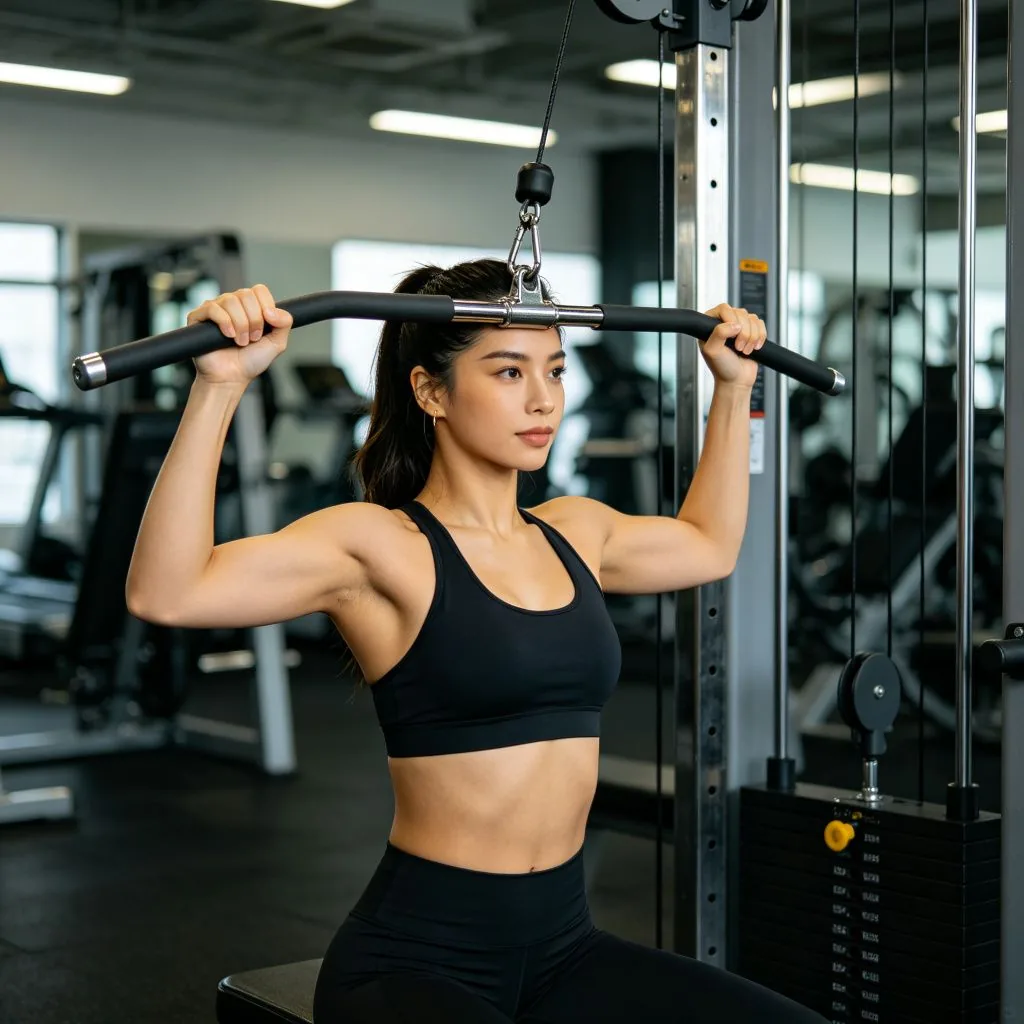 MD5134 Tricep Press Down Bar for Cable Machines | Gym Strength Training Handle - image 4