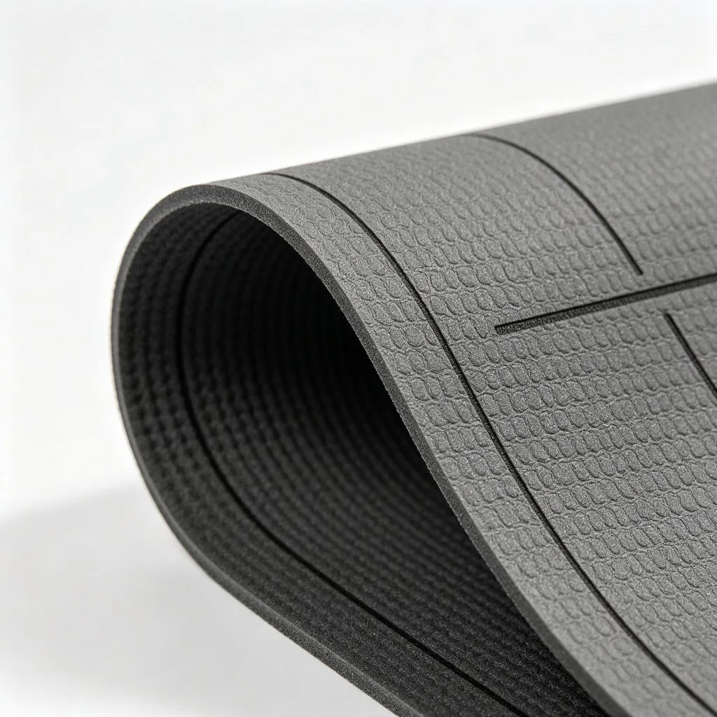 Ultra Thin TPE Yoga Mat Non Slip Lightweight Po - image 3