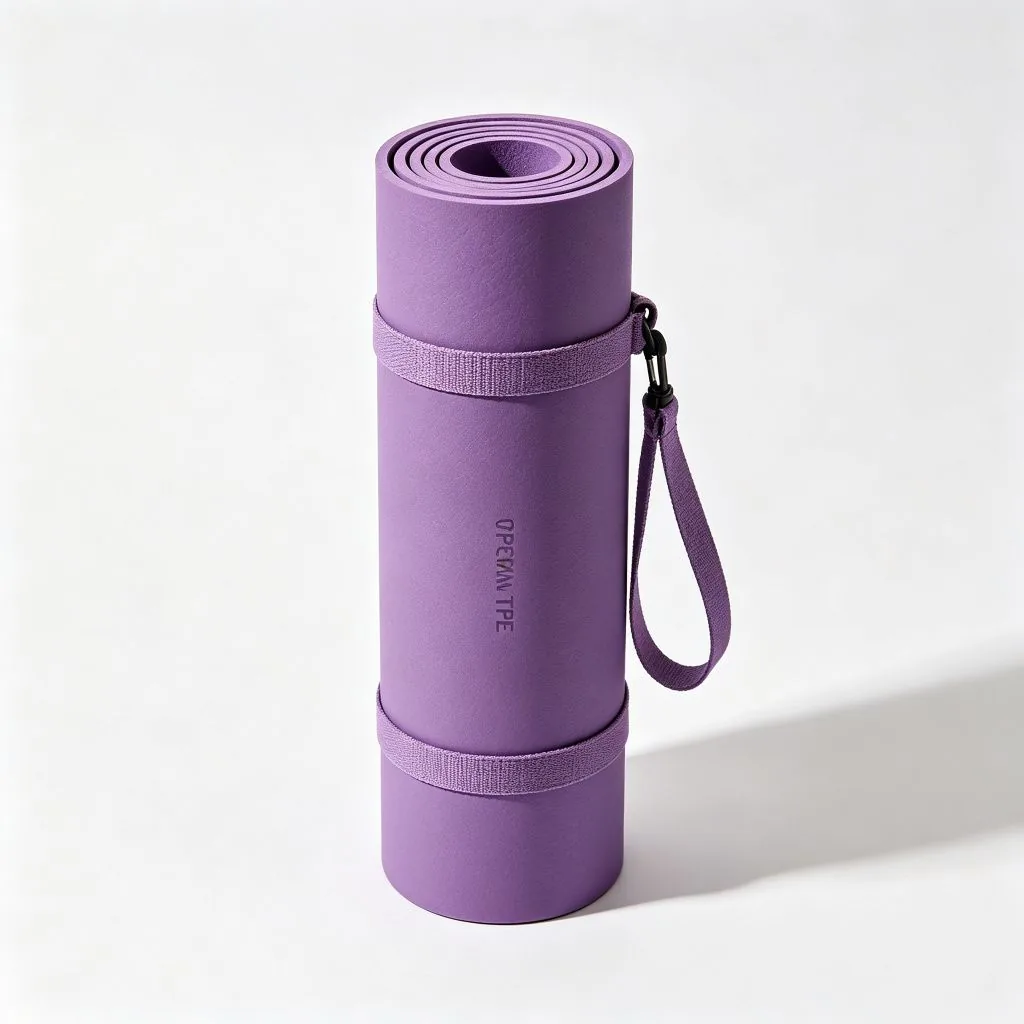 Ultra Thin TPE Yoga Mat Non Slip Lightweight Po - ZEALLSPORT Commercial Gym Equipment