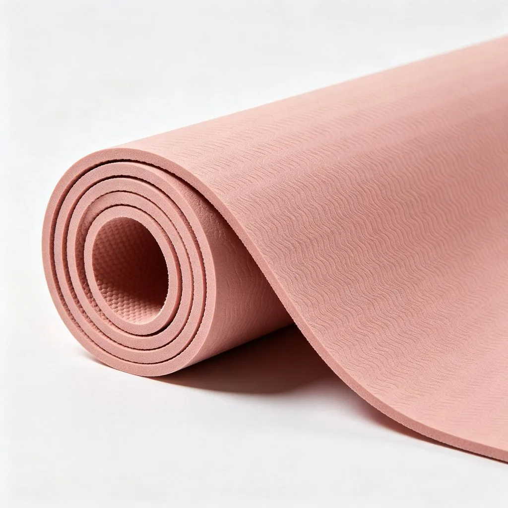 Ultra Thin TPE Yoga Mat Non Slip Lightweight Po - image 2