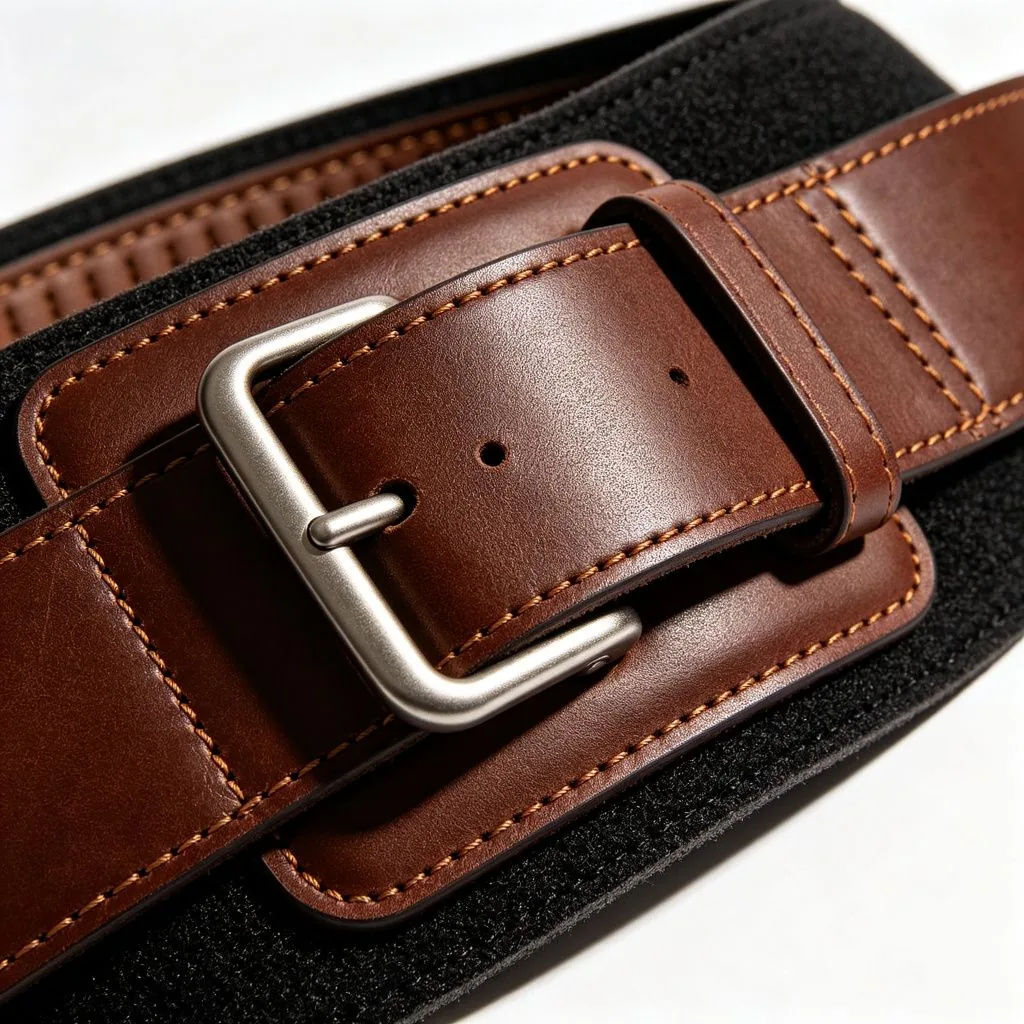Leather Weight Lifting Belt - image 3