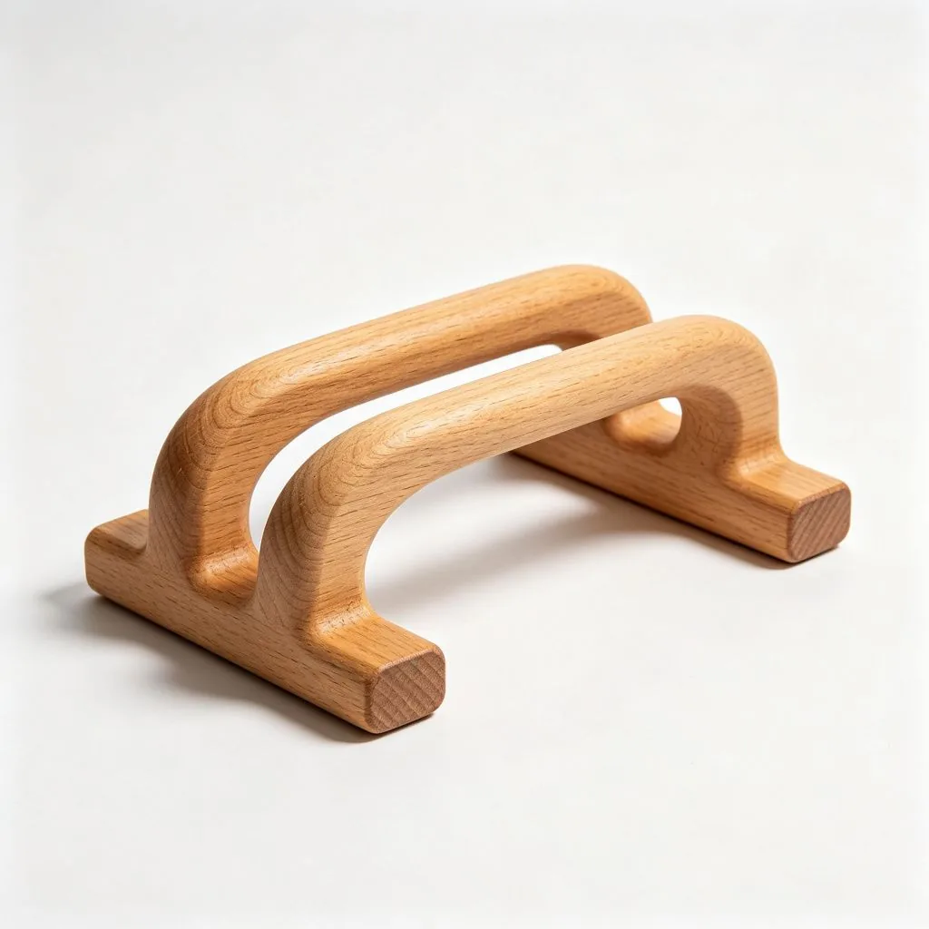 Wood Push Up Bars - ZEALLSPORT Commercial Gym Equipment