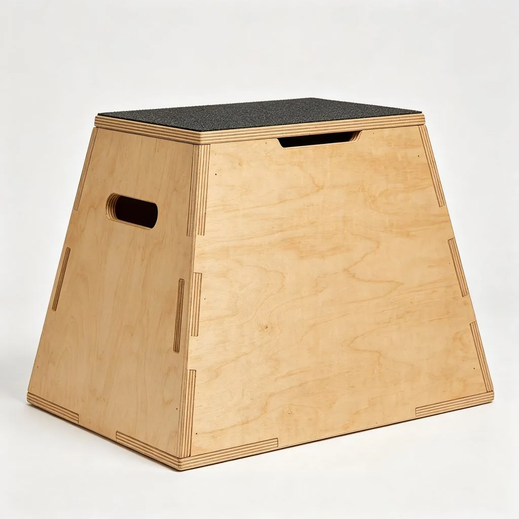 Wooden Plyo Trapezoid Box - ZEALLSPORT Commercial Gym Equipment