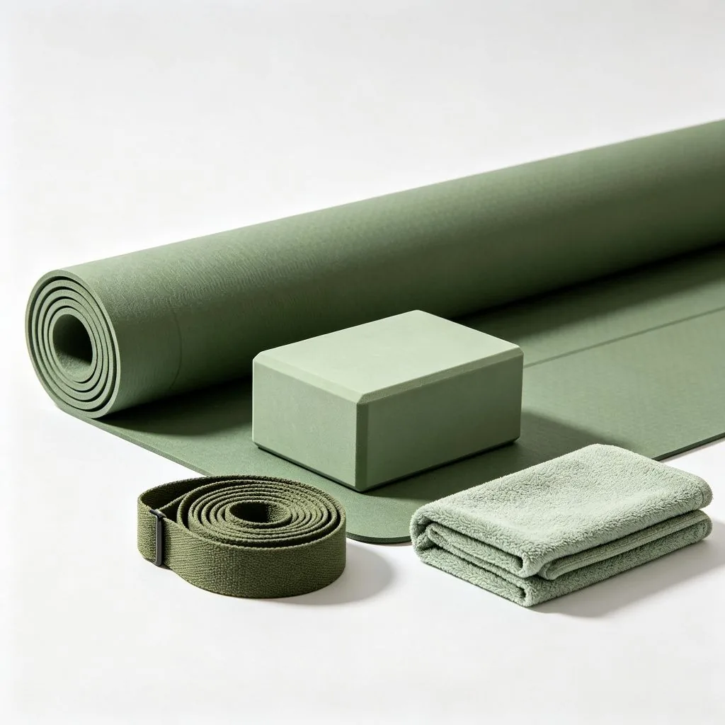 Yoga Combo Set (TPE Mat + Blocks + Strap + Towel) - image 2
