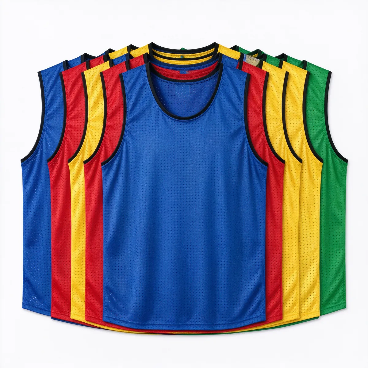 Soccer training bibs vests set