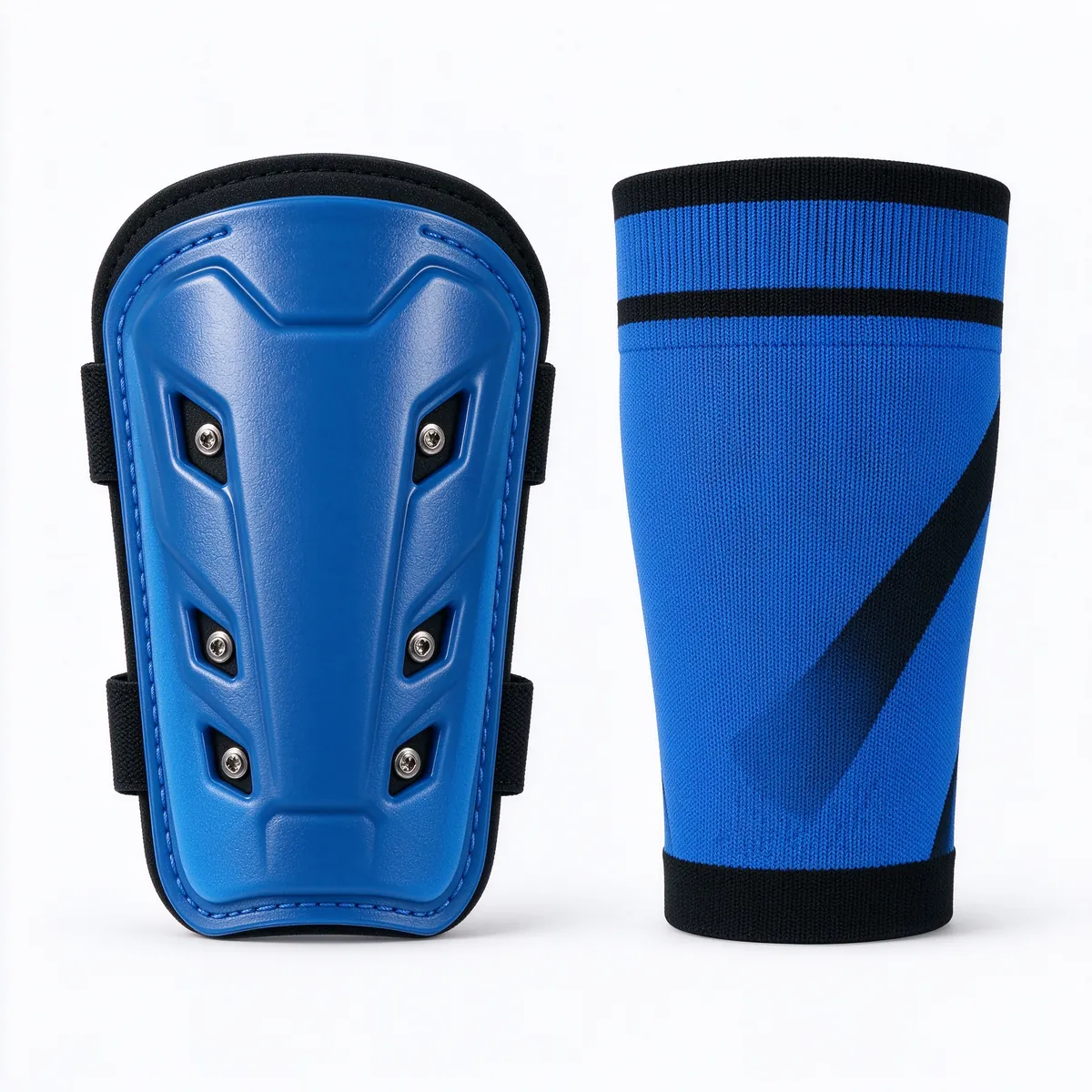 Professional soccer shin guards