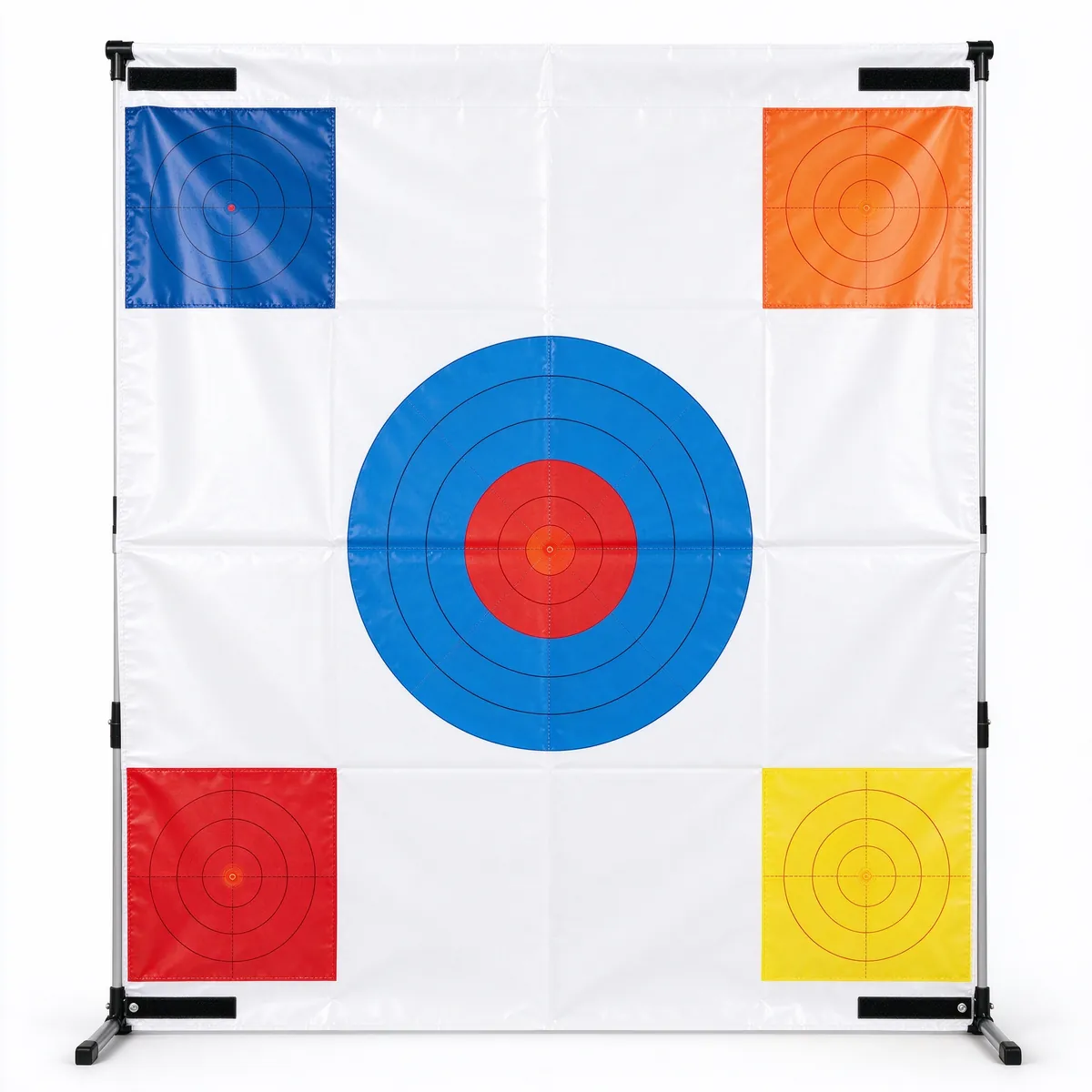 Soccer goal target sheet shooting practice